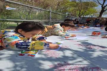 نوروزگاه خمینی شهر در چهلستون اصفهان